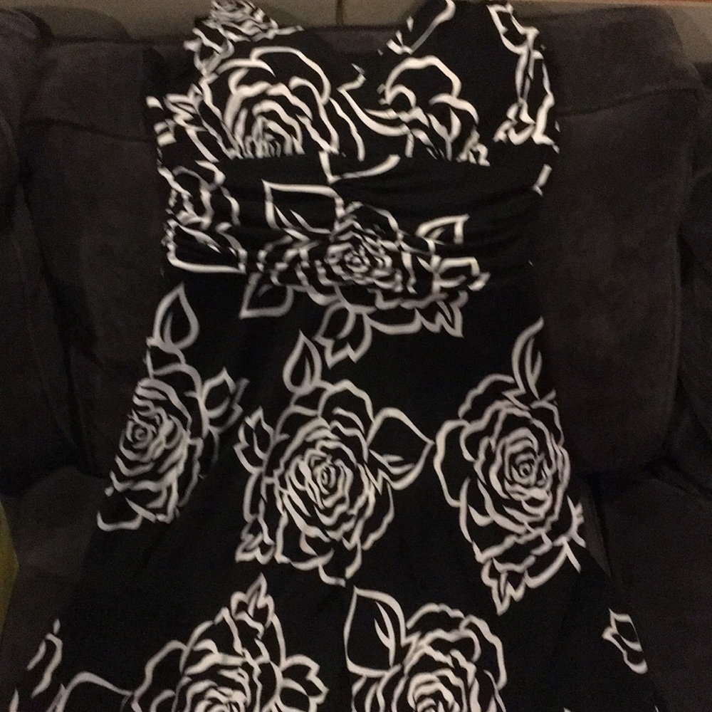 Black and white dress